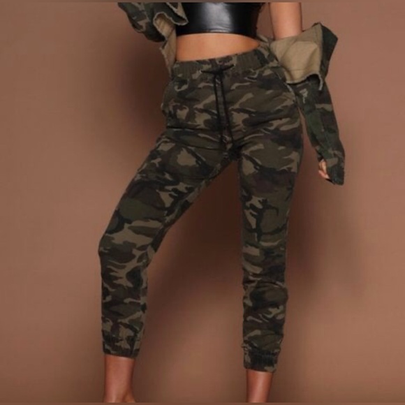 Meshki Camo Jogger Track Pants - Picture 2 of 8
